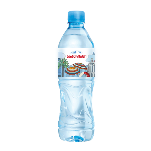 Plastic bottle Natural mineral water